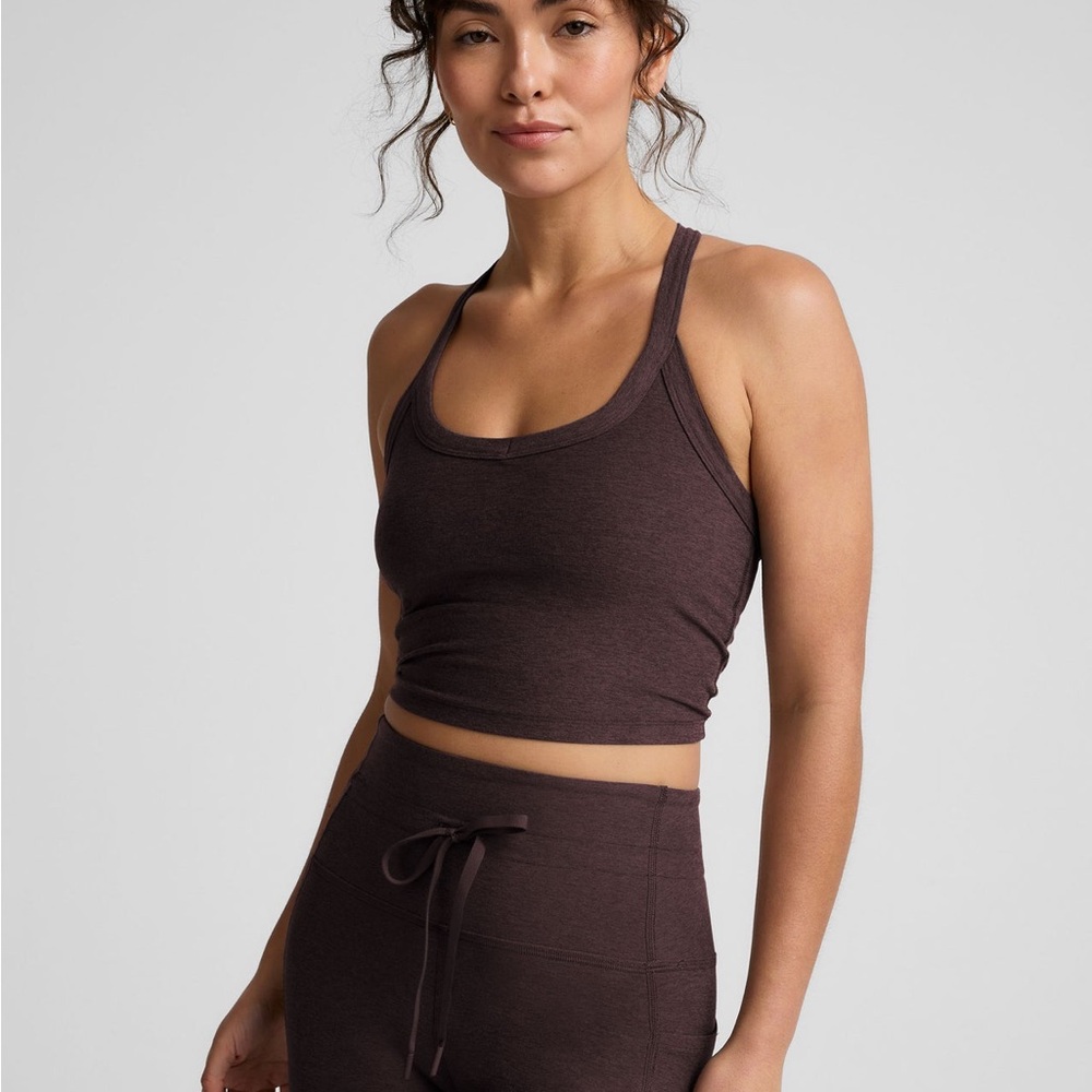 Beyond Yoga Dark Brown Sports Bra